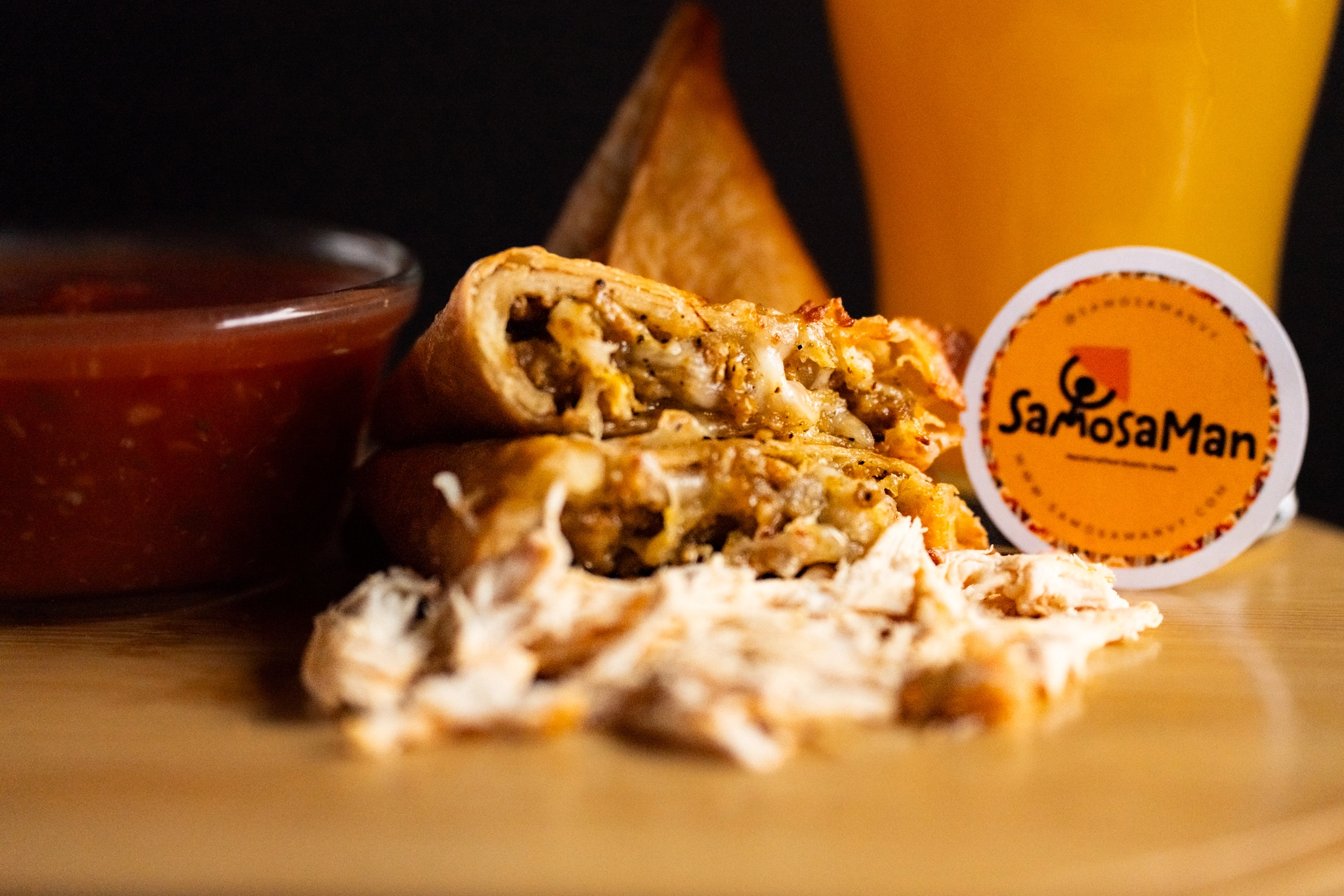 Chicken and Cheese Samosa